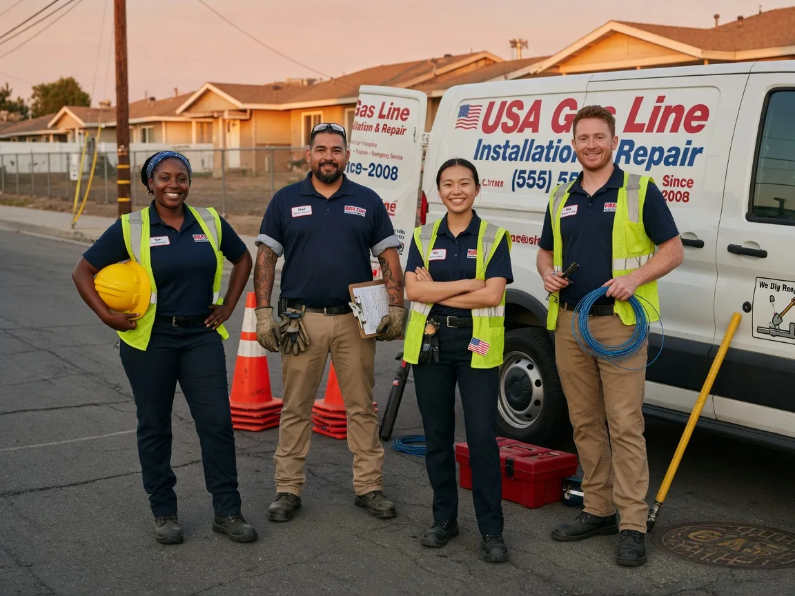 Gas Line Installation company in Woodbury, PA